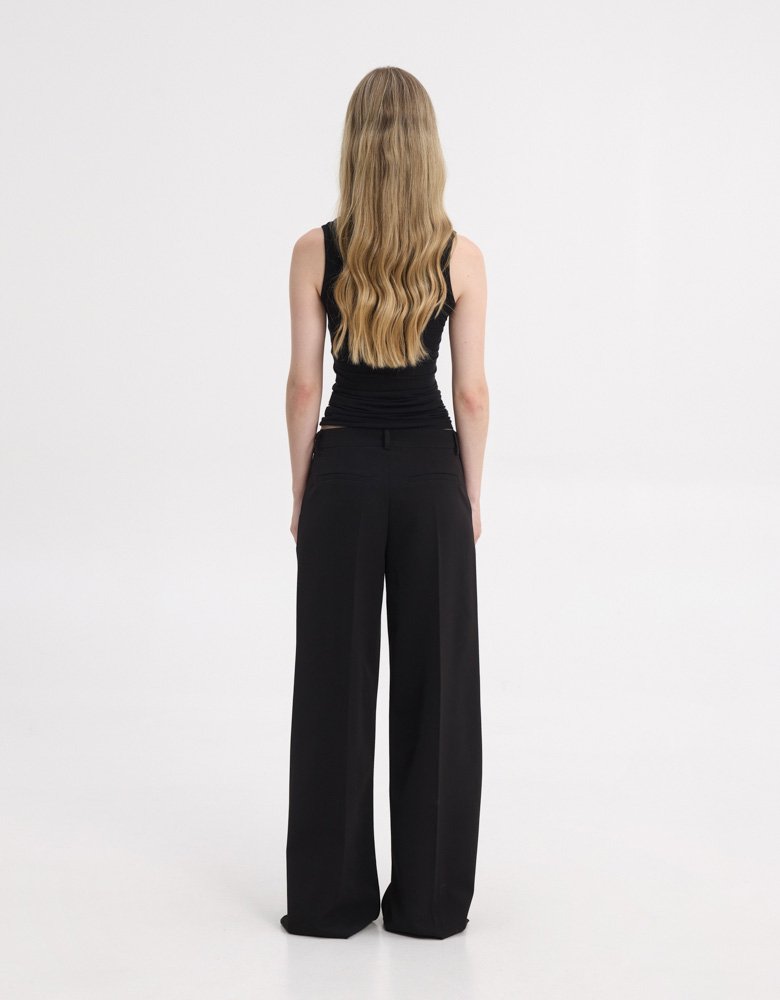 Sunset go Tyra low waisted pants black
